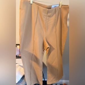 NWT - INC brand, size XL. Toffee colored Tan High-Waisted Pants